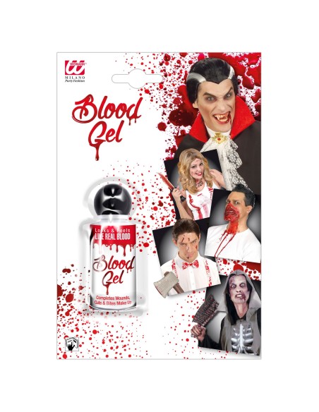 Faux sang en gel 28ml pour maquillage Halloween sanguinolant
