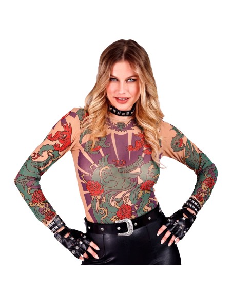 Gants noirs cloutés accessoire pour costume rock & rebelle