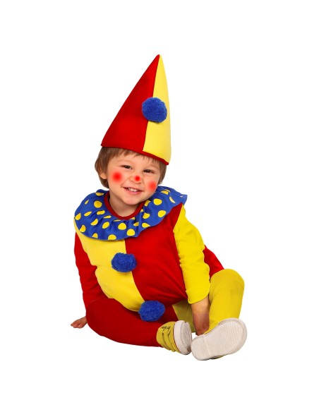 Déguisement clown pour bébé et enfant de 1 à 3 ans chez Festimania