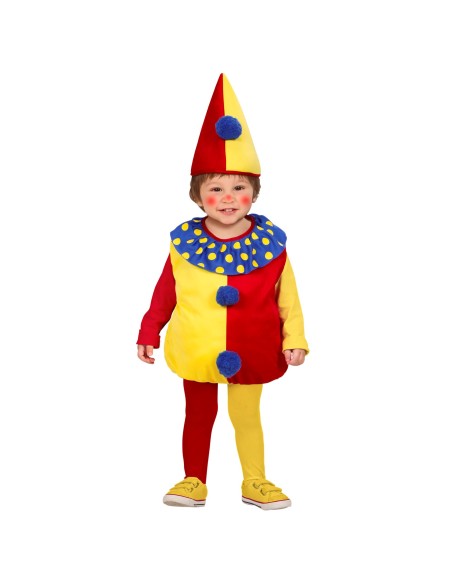 Déguisement clown pour bébé et enfant de 1 à 3 ans chez Festimania