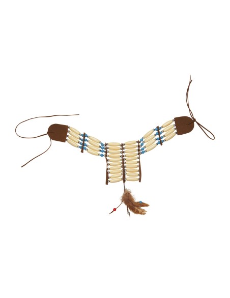 Collier indien bijoux pour déguisement amérindien et western
