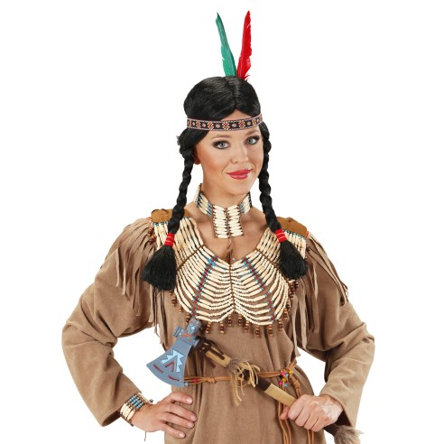Collier indien bijoux pour déguisement amérindien et western