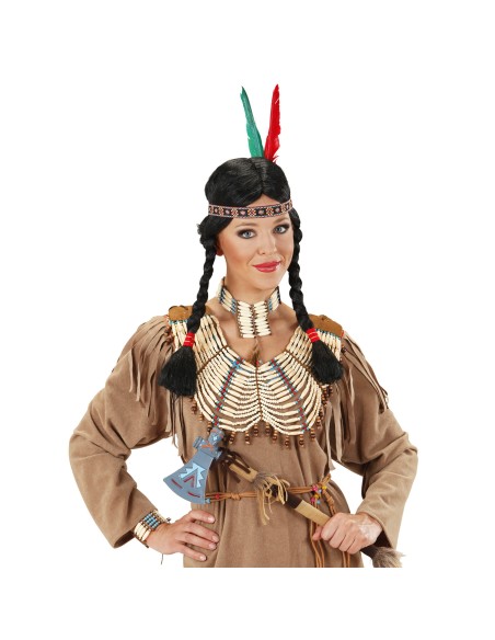 Collier indien bijoux pour déguisement amérindien et western