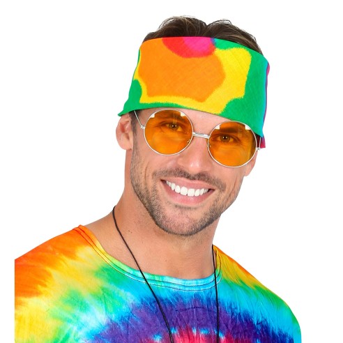 Bandana hippie flower power accessoires de déguisement thème hippie