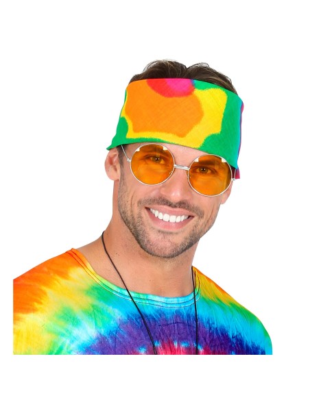 Bandana hippie flower power accessoires de déguisement thème hippie