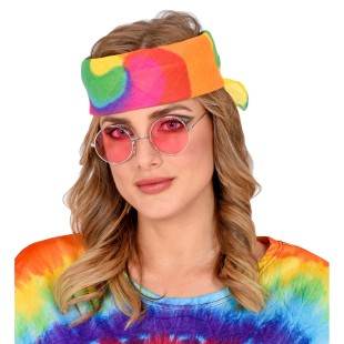 Bandana hippie flower power accessoires de déguisement thème hippie