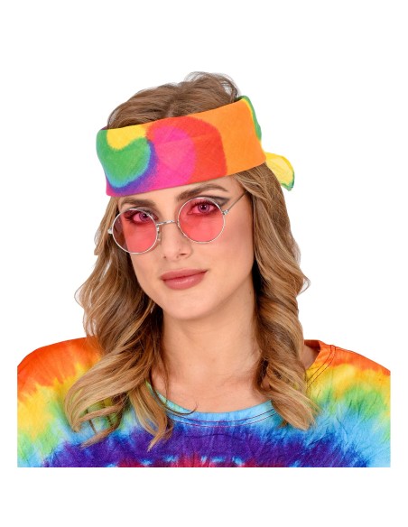 Bandana hippie flower power accessoires de déguisement thème hippie
