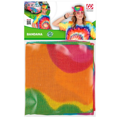 Bandana hippie flower power accessoires de déguisement thème hippie