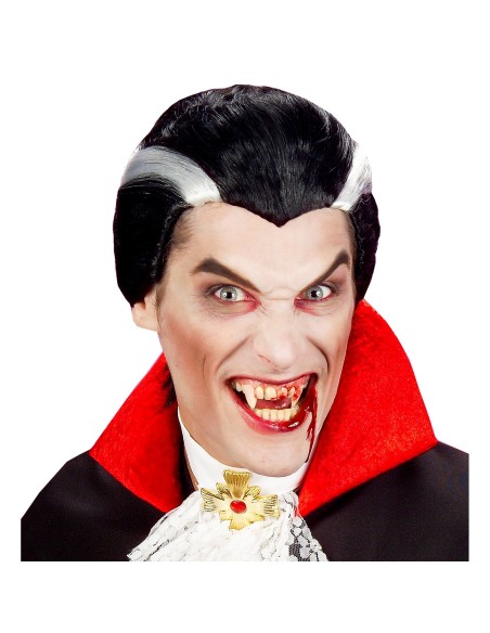 2 petites canines vampire dans cercueil, accessoire costume Dracula