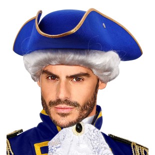 Chapeau tricorne couleur,  coiffe pour costume pirate et renaissance 2