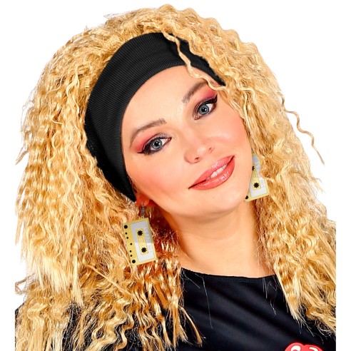 Boucles d’oreilles cassettes audio 80’s bijoux rétro de fête