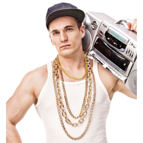 Collier or bling bling pour compléter votre look années 80/90