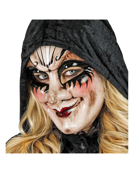 Masque de théâtre Comedia Dell'Arte d'homme inquiétant à Lille