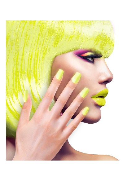 12 faux ongles fluorescent UV pour compléter un maquillage de fête