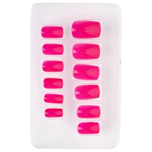 12 faux ongles fluorescent UV pour compléter un maquillage de fête
