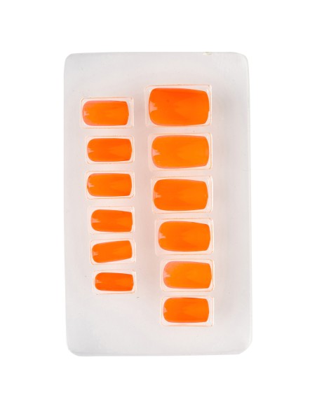 12 faux ongles fluorescent UV pour compléter un maquillage de fête