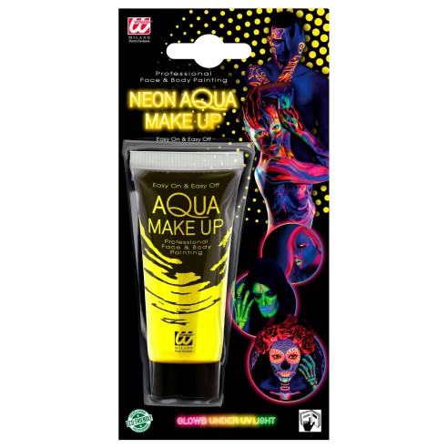 Crème maquillage fluorescent UV qui réagit à la lumière noire