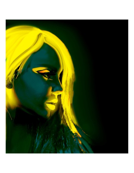 Crème maquillage fluorescent UV qui réagit à la lumière noire