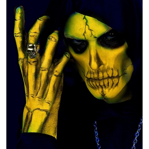 Crème maquillage fluorescent UV qui réagit à la lumière noire