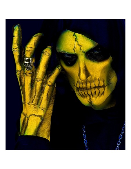 Crème maquillage fluorescent UV qui réagit à la lumière noire