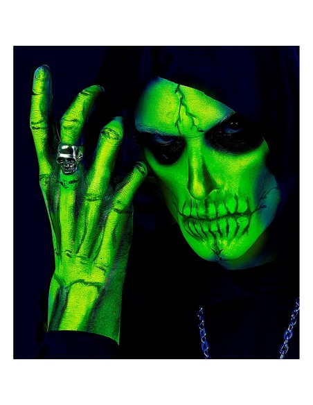 Crème maquillage fluorescent UV qui réagit à la lumière noire