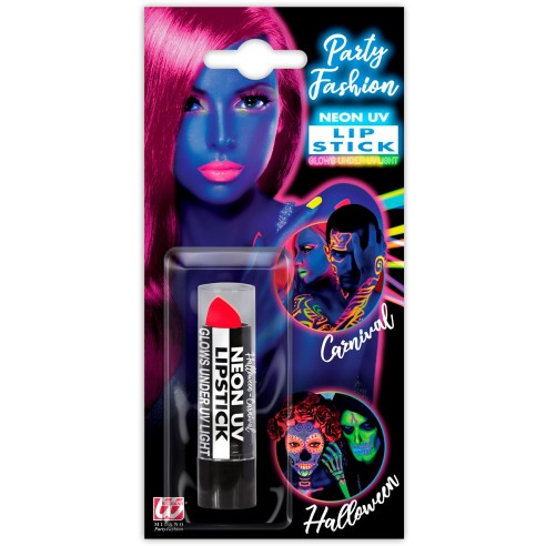 Fard à lèvres fluorescent UV néon qui réagit à la lumière noire