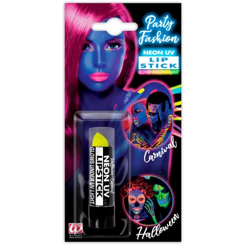 Fard à lèvres fluorescent UV néon qui réagit à la lumière noire