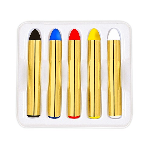 Lot de 5 crayons de maquillage pour le carnaval et fêtes costumées