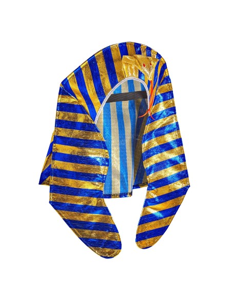 Coiffe de pharaon pour déguisement thème Égypte antique