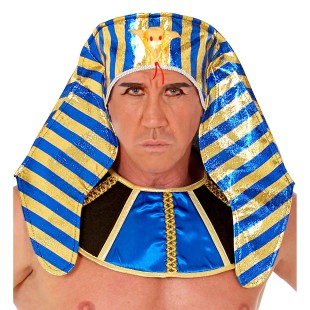 Coiffe de pharaon pour déguisement thème Égypte antique