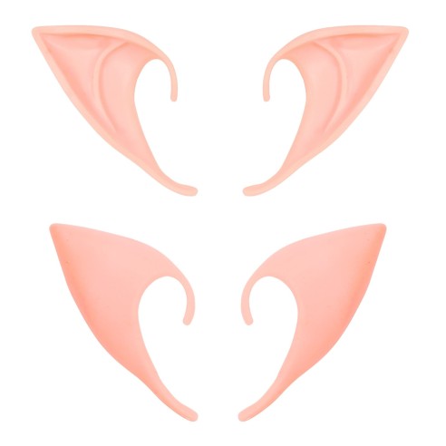 Fausses oreilles pointues pour déguisement elfe, sorcière ou lutin