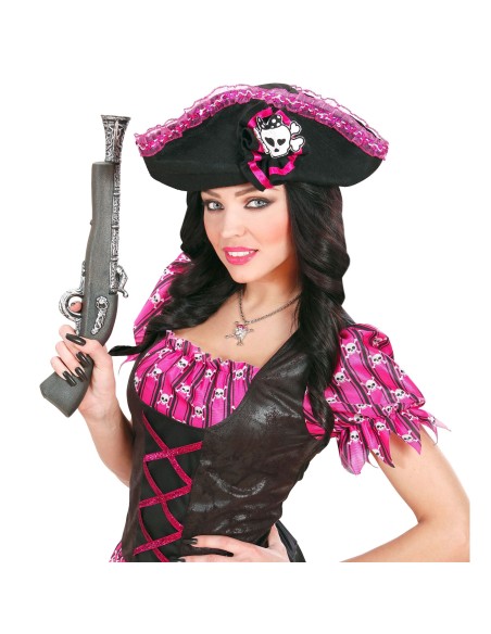 Pistolet de pirate ancien pour déguisement corsaire et flibustier