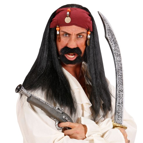 Pistolet de pirate ancien pour déguisement corsaire et flibustier