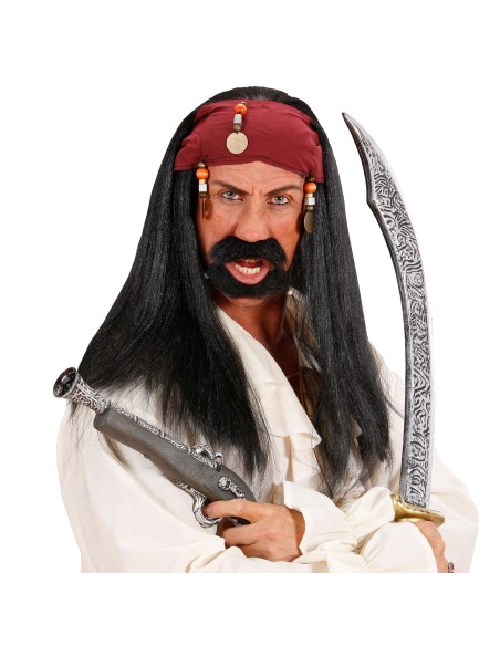 Pistolet de pirate ancien pour déguisement corsaire et flibustier