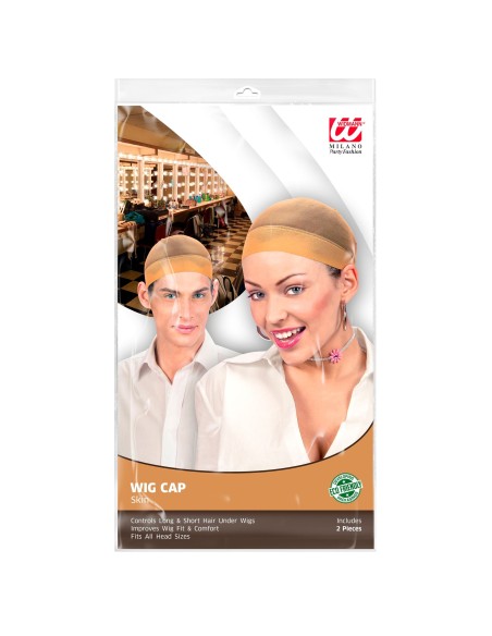 Lot de deux résilles protège cheveux pour perruques de déguisement