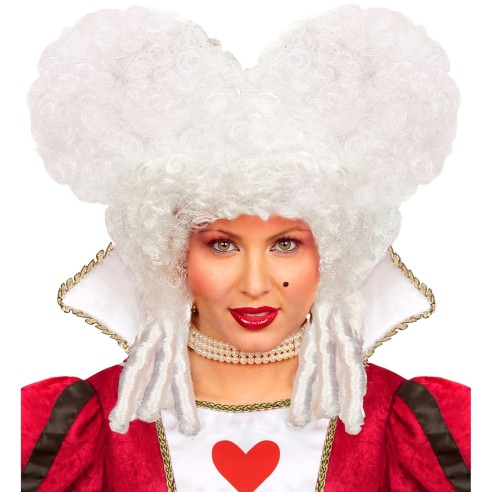 Perruque couleur pour déguisement marquise de la renaissance