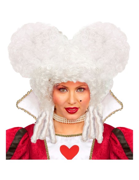 Perruque couleur pour déguisement marquise de la renaissance