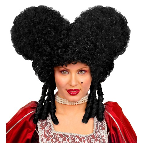 Perruque couleur pour déguisement marquise de la renaissance