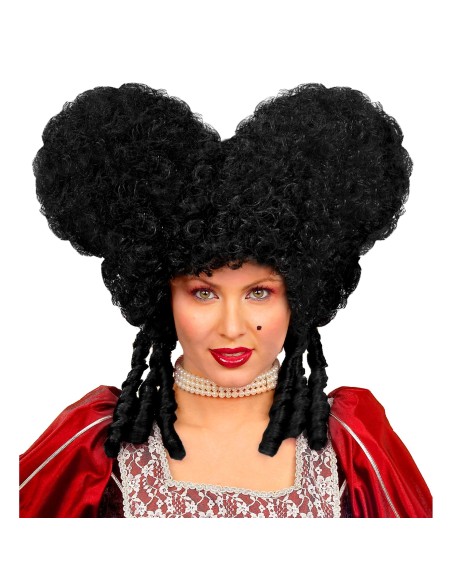 Perruque couleur pour déguisement marquise de la renaissance