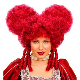 Perruque couleur pour déguisement marquise de la renaissance