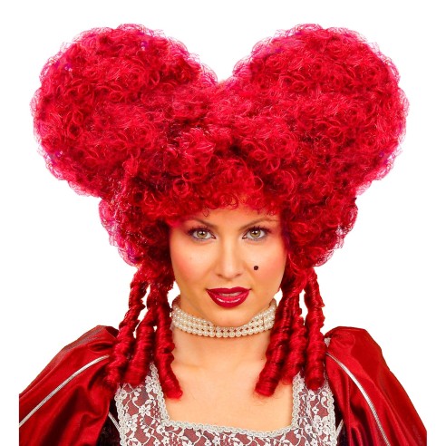 Perruque couleur pour déguisement marquise de la renaissance