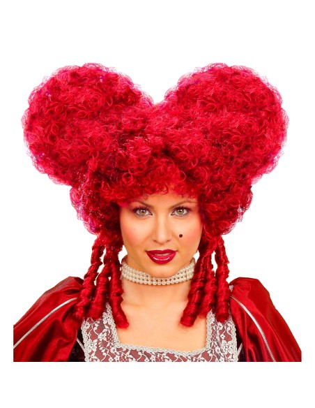 Perruque couleur pour déguisement marquise de la renaissance