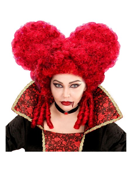 Perruque couleur pour déguisement marquise de la renaissance