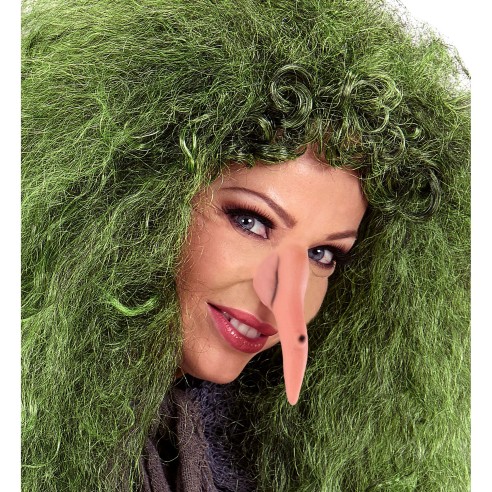 Nez de sorcière avec verrue accessoire déguisement pour Halloween