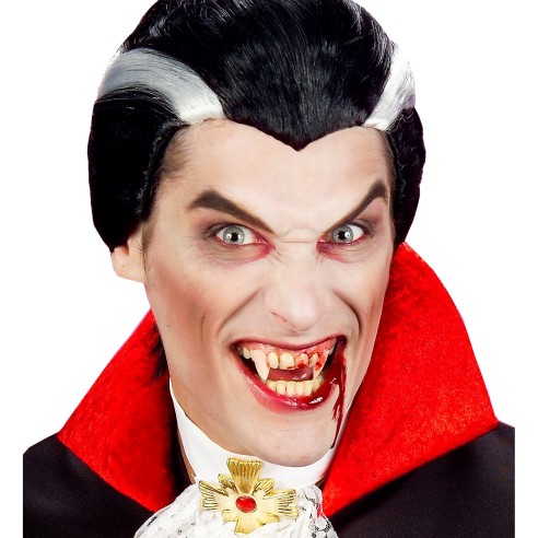 Dents de vampire accessoire de maquillage pour Halloween