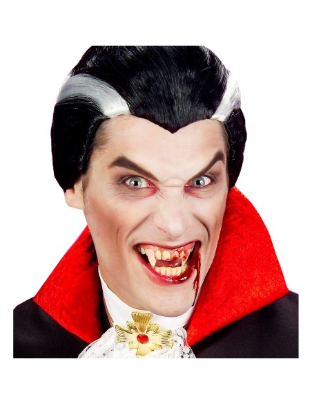 Dents de vampire accessoire de maquillage pour Halloween