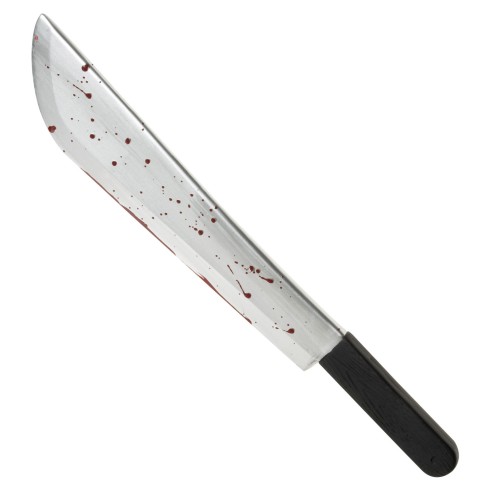 Machette sanglante arme pour déguisement Halloween chez Festimania