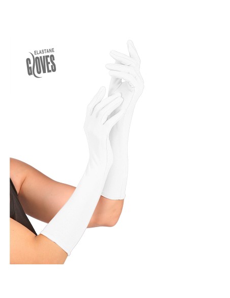 Gants longs couleurs pour déguisement de fête chez Festimania