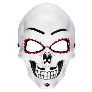 Masque Day of the Dead tête de mort mexicaine pour Halloween 2