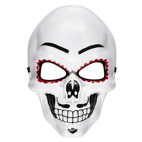 Masque Day of the Dead tête de mort mexicaine pour Halloween